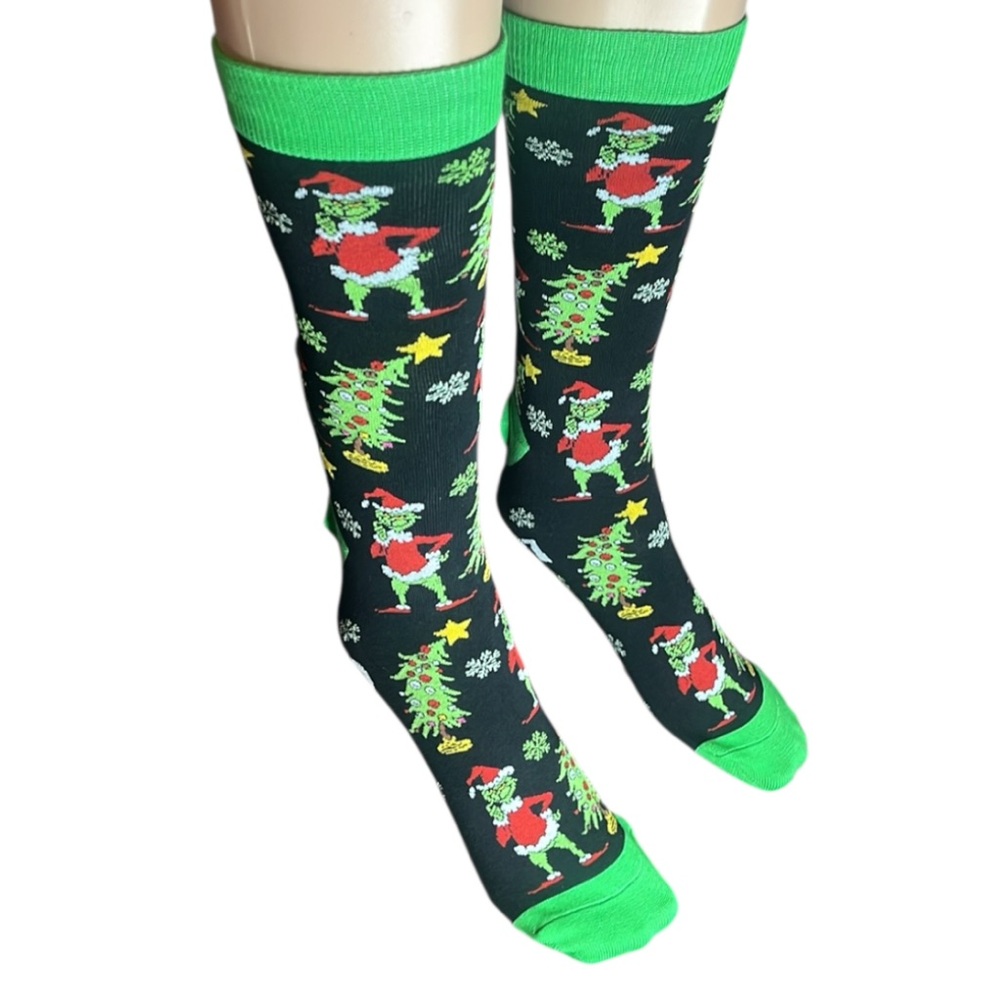 • Grinchy Cindy Lou Who • Novelty Socks NWT - Picture 5 of 7